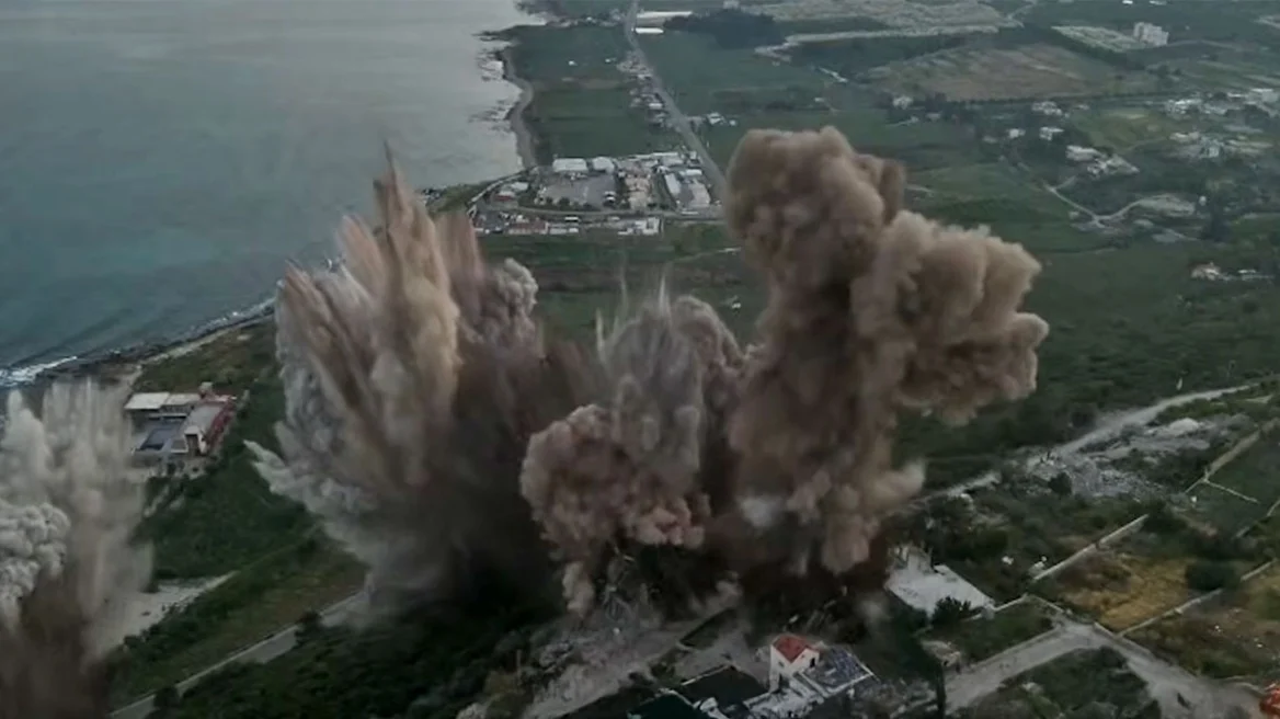 VIDEO  U përdor 24 tonë eksploziv  ushtria izraelite nxjerr pamjet e shkatërrimit të tunelit nëntokësor të Hezbollahut