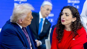  Po lini pas një trashëgimi të rëndësishme   Trump letër Vjosa Osmanit  Mezi pres ta vazhdoj bashkëpunimin me ju n   