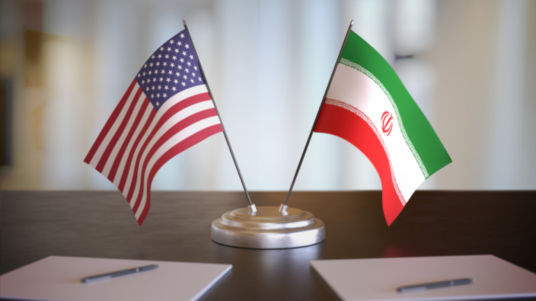 Iran Usa Flags
