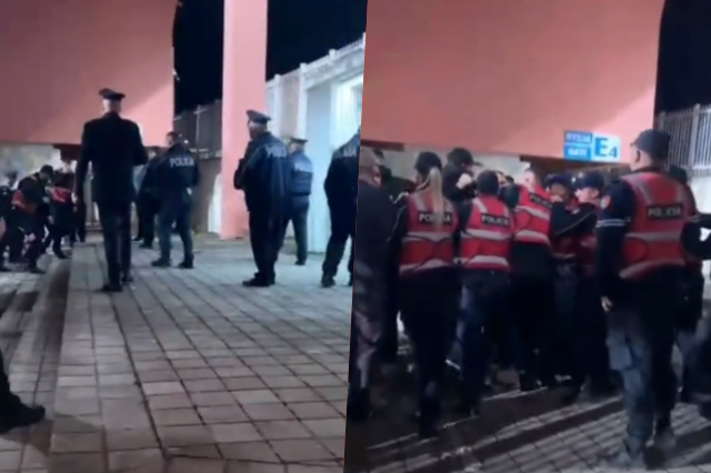 Pamje skandaloze pas ndeshjes në Shkodër  policia përplaset me tifozët