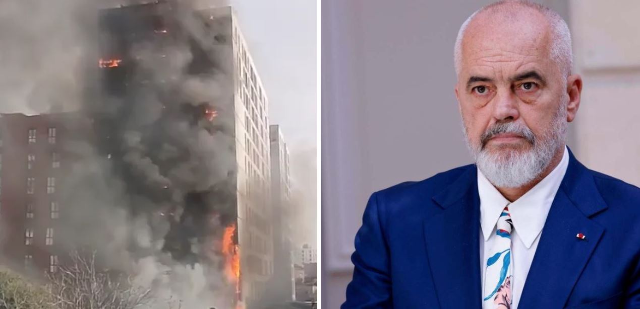 Djegia e pallatit në Tiranë, reagon Rama: Do të rindërtohet 100% nga vetë ndërtuesi