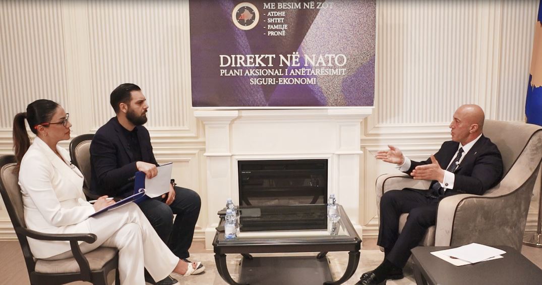  Prishtina e Tirana duhet të kenë kanale komunikimi   Haradinaj flet për politikën në Shqipëri  Raporte të mira me   