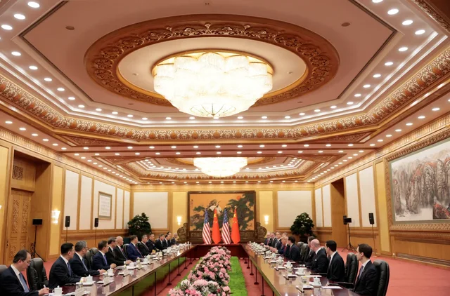 Vizita e presidentit amerikan në Pekin  asnjë grua në takimin mes Trump dhe Xi Jinping