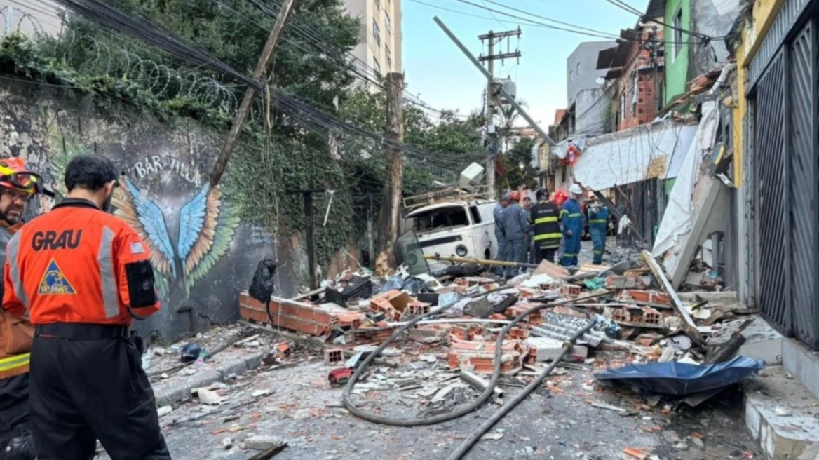 Të paktën një i vdekur dhe tre të plagosur nga një shpërthim i fuqishëm në një lagje në Brazil