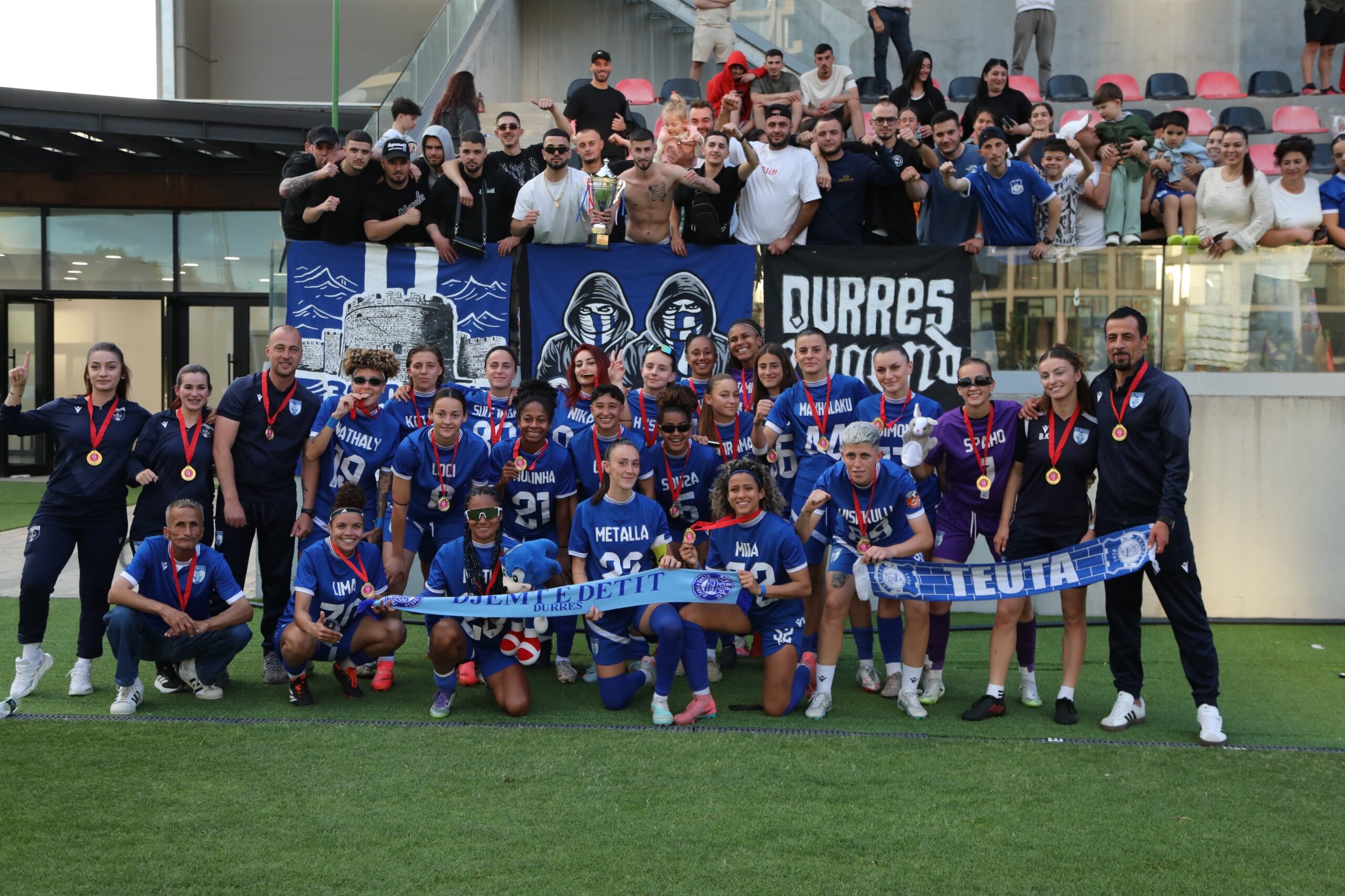 Kupa e Shqipërisë për vajza   Teuta shkruan historinë  fiton trofeun e parë ndaj Apolonisë