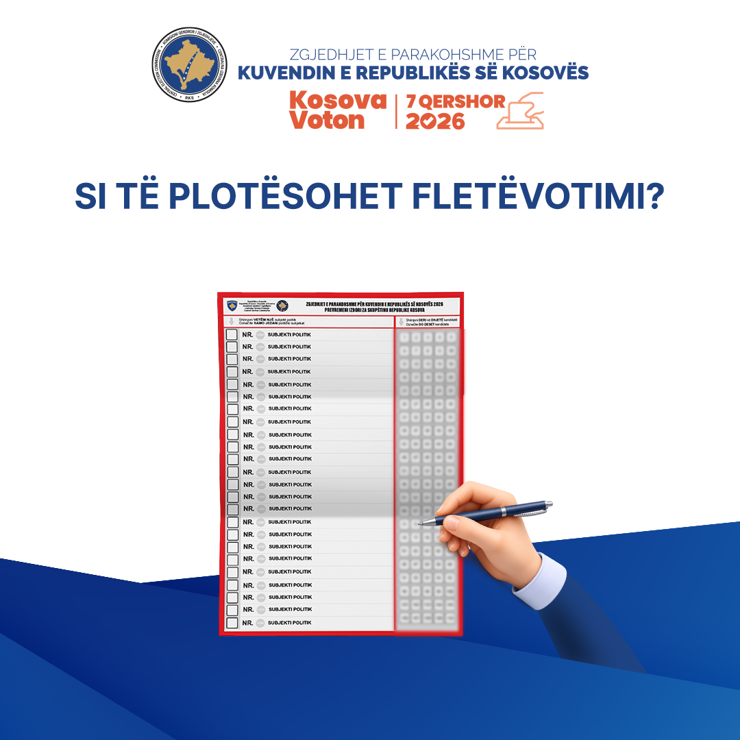 Si të plotësohet fletëvotimi për zgjedhjet e 7 qershorit në Kosovë – udhëzime nga KQZ
