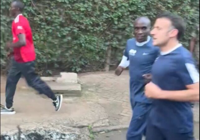 Macron Kipchoge (1)