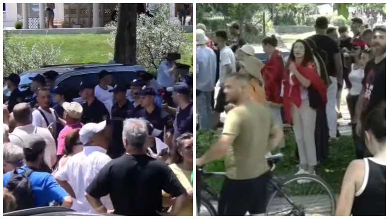 VIDEO  Protestuesit bllokojnë tre hyrjet e Parlamentit  godina e rrethuar nga qytetarët