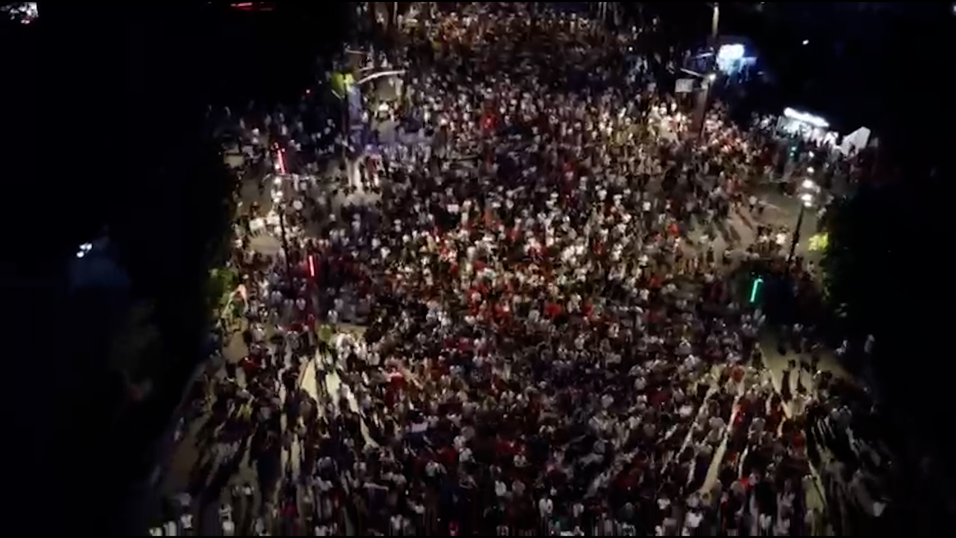 VIDEO/ Marshimi kilometrik, Tirana në duart e qyte