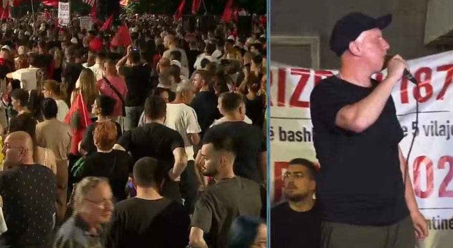  Ata nuk lodhen duke na vjedhur  si të lodhemi ne për 22 ditë    Gazetari Osman Stafa fjalim të fortë para Kryeministrisë  Ua    