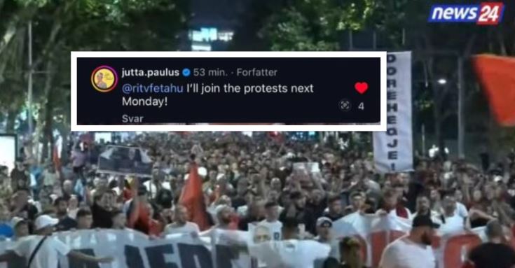 26 ditë revoltë për largimin e Ramës  Delegacioni i BE  zbarkon  në Tiranë  eurodeputetja  Më 28 qershor do të jem në protestë   