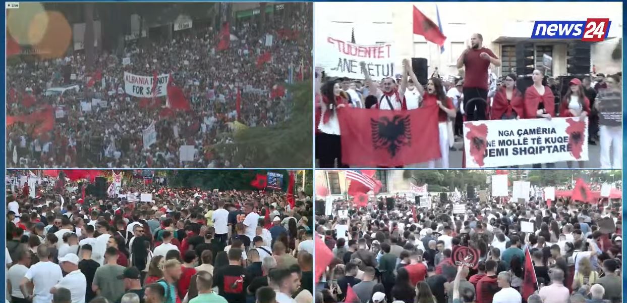 “Rama n’burg, Berisha n’burg”/ Sheshi ushton nga t