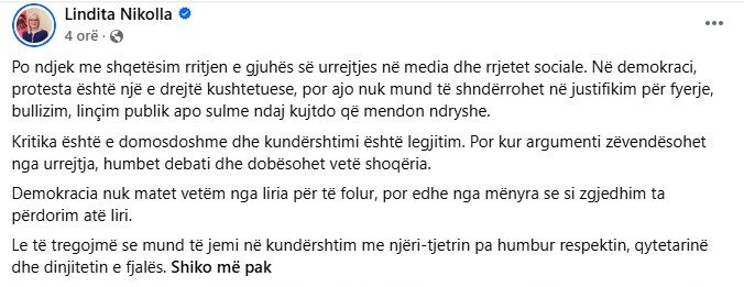 Lindita Nikolla Postim