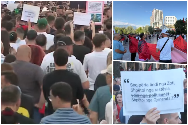 LIVE  Protesta e 10 në Tiranë  shqiptarët kërkojnë dorëheqjen e Ramës  protestuesi  Duhet të kemi një qeveri tranzitore 