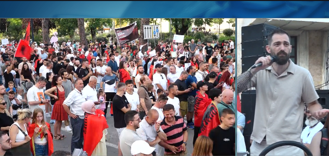 Sheshi 15 ditë plot me qytetarë që kërkojnë largimin e Ramës  Gent Progni  Protestojmë edhe kundër Soros  ai na e solli kryemi   