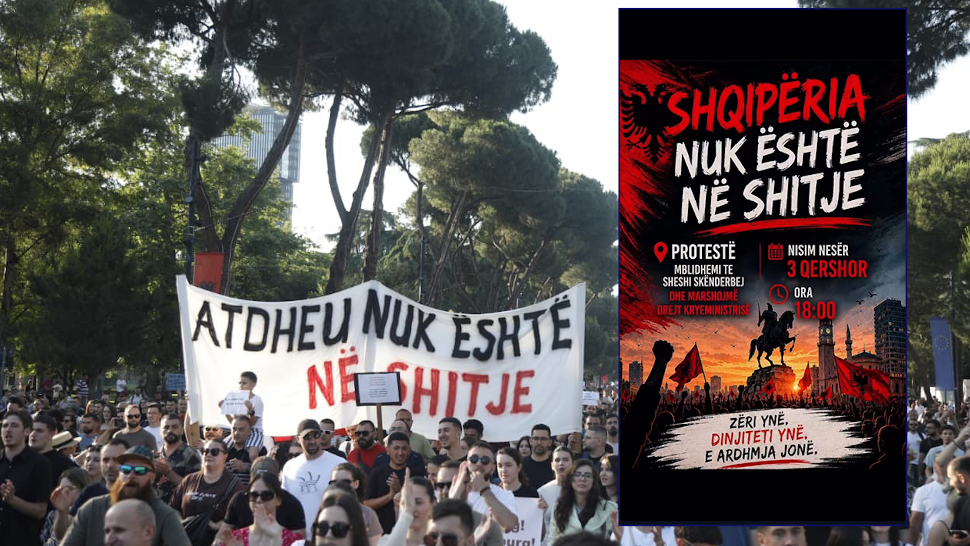  Investimi në Zvërnec s ndalon sa të jem unë    Tirana 3 ditë nën pushtetin e protestave  sot tubimi i radhës  Të dorëhiqet Qe   