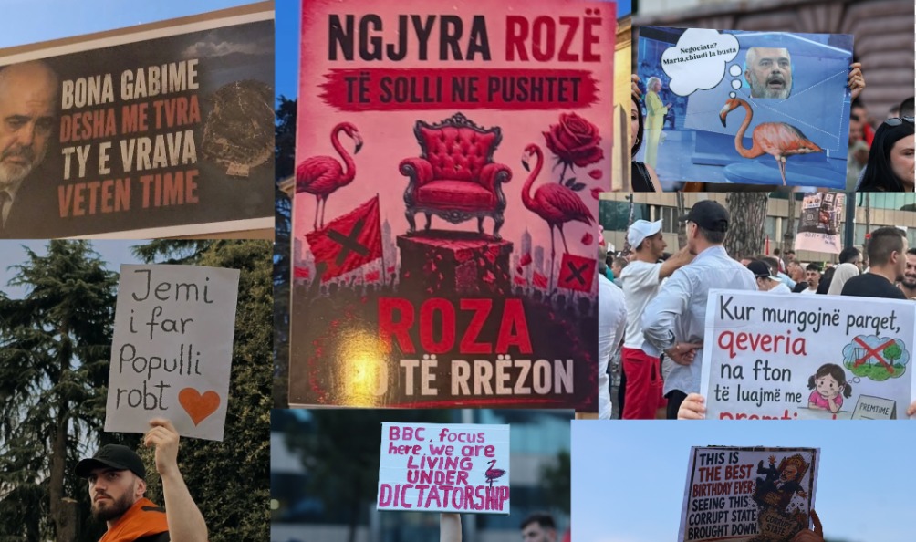  Po jetojmë në diktaturë   Pankartat meme  zëri ndryshe i protestës  Qytetarët kërkojnë largimin e Ramës  Nuk bëhet fjalë të s   