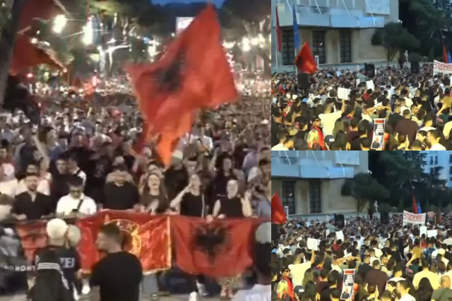 LIVE – “Opozita jemi ne”/ Revolta e shqiptarëve në Tiranë! P