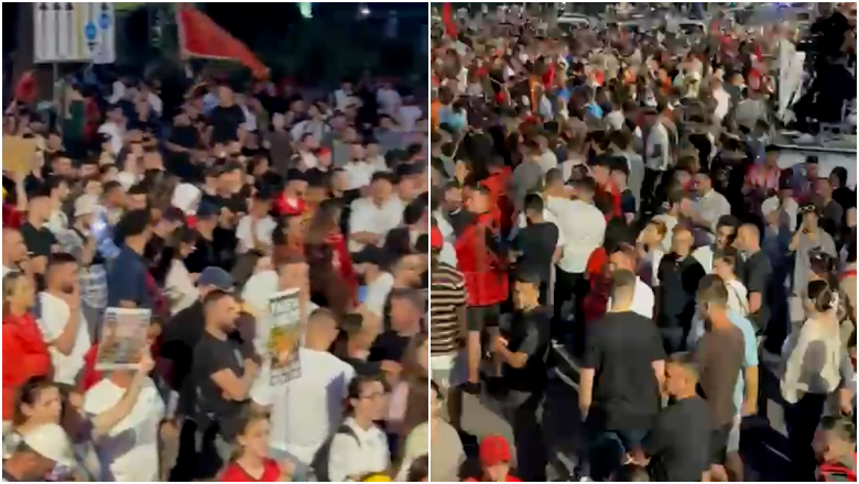 VIDEO  Pjesëmarrje masive  Bulevardi plot  Qytetarët thirrje në kor  Rama jepe dorëheqjen 