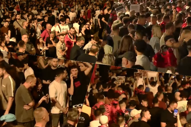 “Rama n’burg, Berisha n’burg!”, protestuesit në kor në Bulevard, thirrje drejtuar kryeministrit: Dorëheqje!