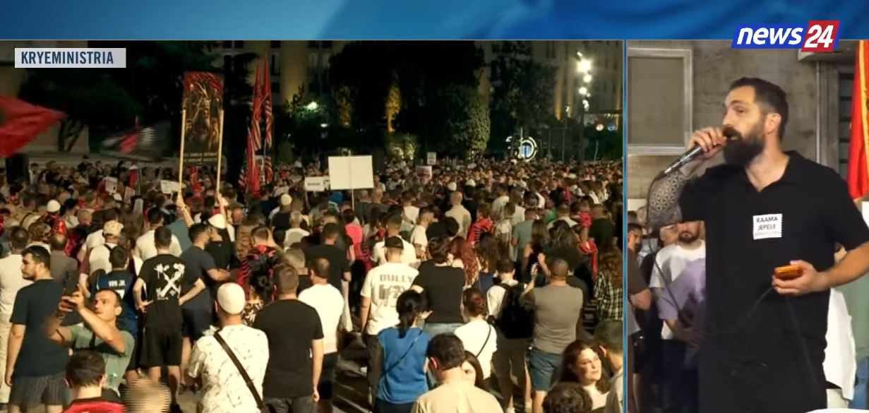 Protesta masive kundër Ramës   Janë tmerruar   Gent Progni  Kam nxjerrë vetëm 20 emra  por janë mbi 9 mijë patronazhistë të tj   