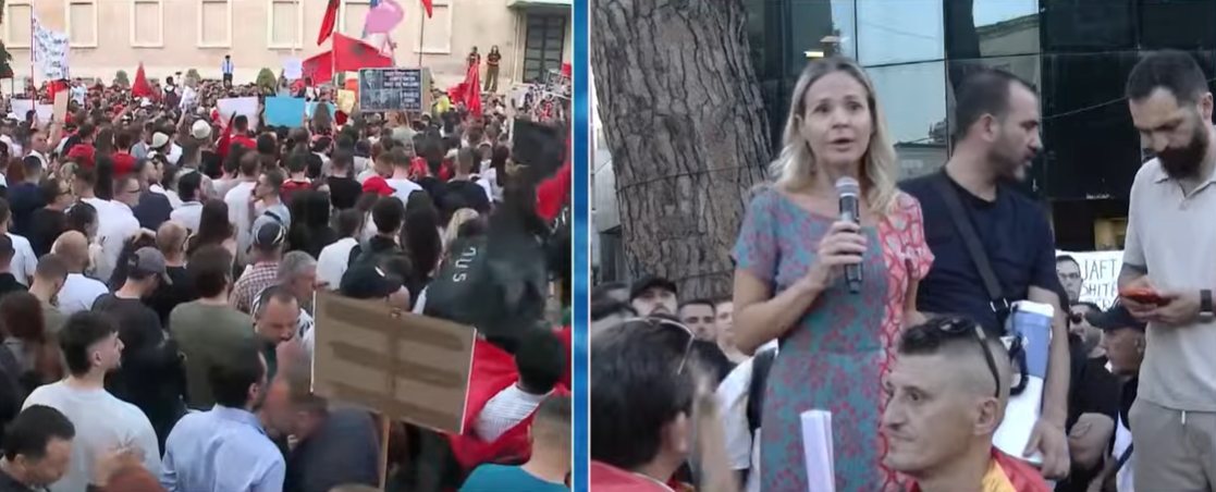  Shqipëria është e të gjithë shqiptarëve   gazetarja Ola Xama thirrje protestuesve  Mos u ulni në negociata me Ram   