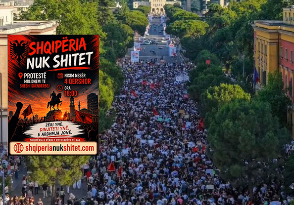 “Zëri ynë, dinjiteti ynë, e ardhmja jonë”/ Tejmbushën bulevardin për 4 ditë, sot protesta e 5 kundër projektit në Zvërnec: Rama të japë dorëheqjen! Shqipëria nuk shitet!