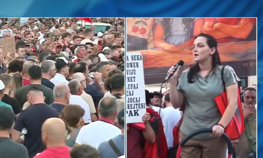 Kur cenohet ekosistemi i Shqipërisë  dëmtohet dhe ai i Europës   Aktivistja  Ndërkombëtarët janë me ne  Protesta i ka prishur   