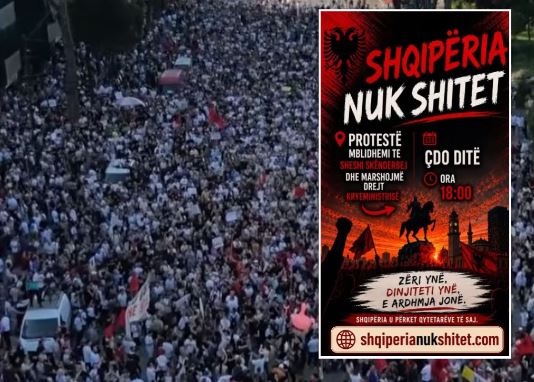 Bulevardi plot me mijëra qytetarë! Sot protesta e tetë në Ti