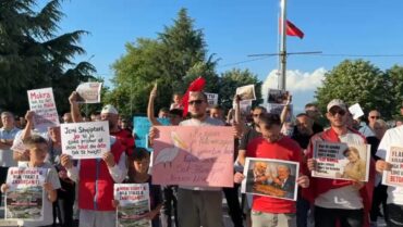 Protesta Korca