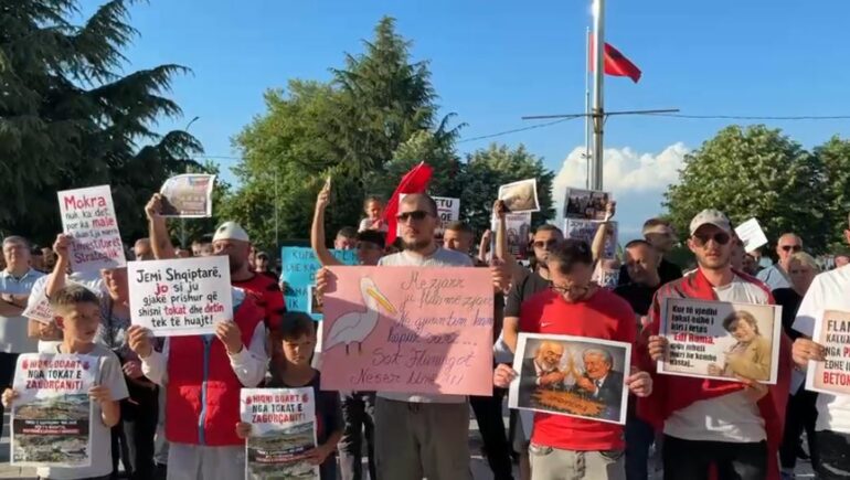Protesta Korca