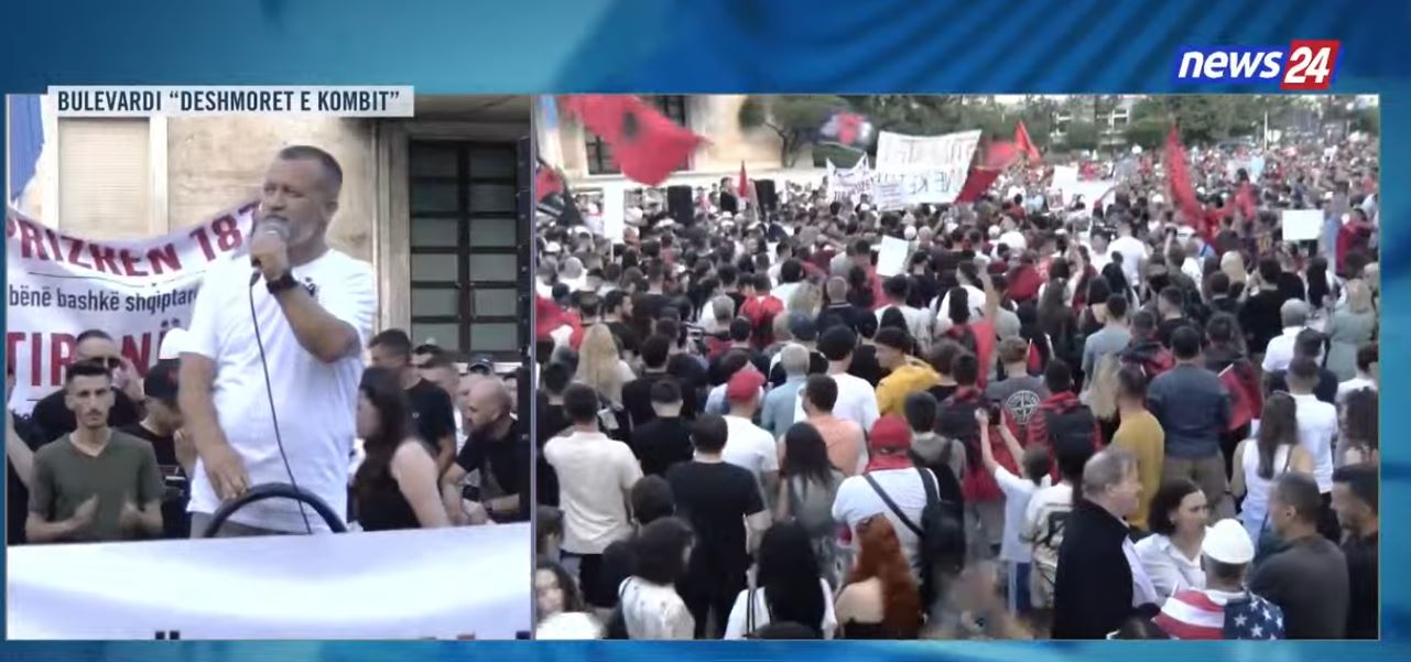 LIVE   E dimë ku e kemi armikun  janë qeveritarët e korruptuar   protestuesi  Nesër 35 vjetori i PS  mos lejoni patronazhistët   