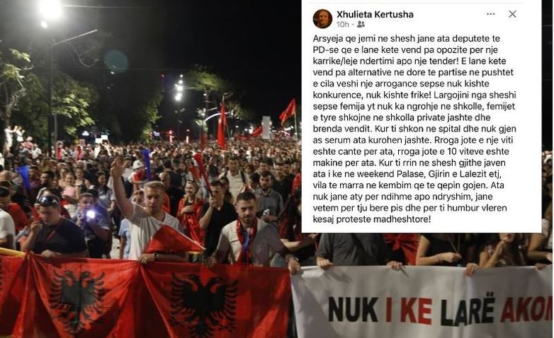 shqiptaret-kerkojne-largimin-e-rames-protestuesit-ne-shesh-ata-ne-plazh-ish-ministrja-e-qeverise-teknike-kritika-qeverise