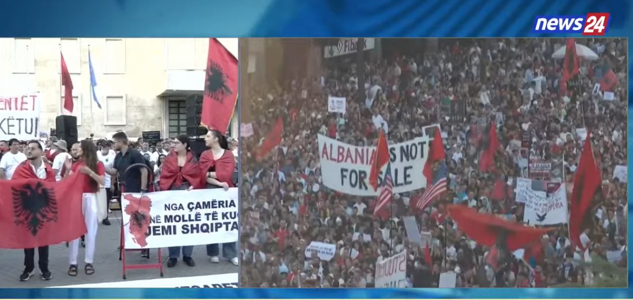 LIVE- Revolta e shqiptarëve kundër qeverisë! Prote