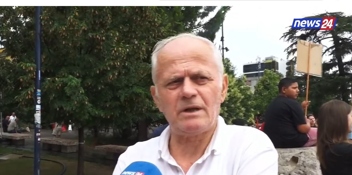 LIVE   U zgjua shpresa  fundi i një demokracie fasadë   studiuesi Behar Gjoka i bashkohet protestës kundër Ramës     