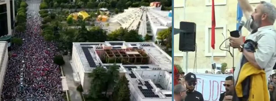  Onkologjiku është një Aushvic   Fjalimi rrëqethës i protestuesit që vuan nga kanceri  Kjo godinë e ndyrë duhet shembur  këtu    