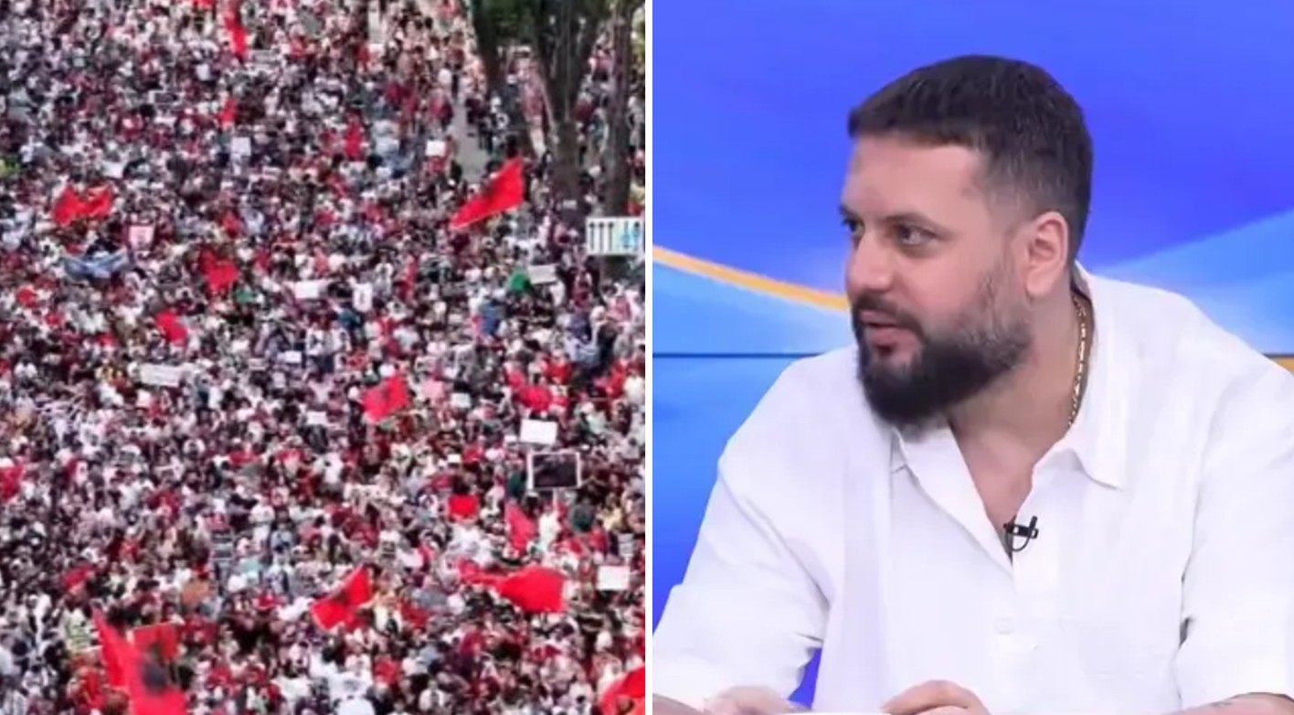  Po shkatërrohet kulla e arrogancës   Visjan Ukcenaj në mbështetje të protestës kundër Ramës  Shushunjat e pangopura kanë vjed   