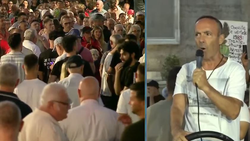  Në Shqipëri ka ndodhur tradhti kombëtare    Burri në protestë  Shkatërruan familjen  ekonominë e drejtësinë  Posh   