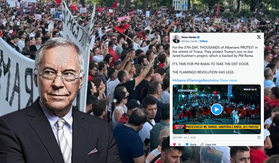 Profesori i njohur amerikan  Është koha që Rama të largohet  Revolucioni po merr hov  mijëra shqiptarë protestojnë çdo ditë