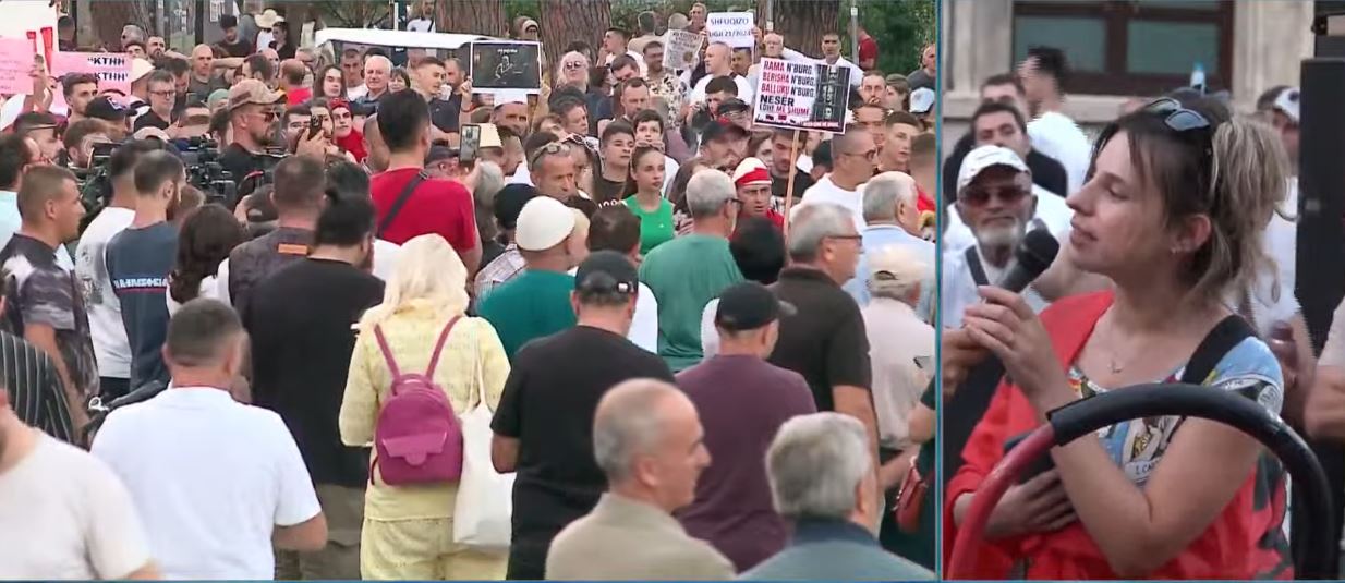  Në protestë  deri sa kjo qeveri të rrëzohet   protestuesja Ramës  Çfarë Shqipërie do t u tregosh ndërkombët   