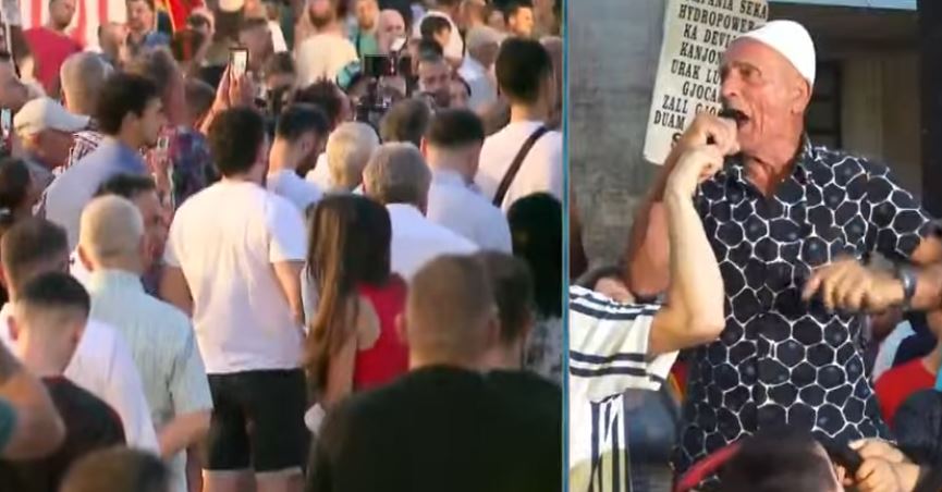  Rama dhe Berisha janë kriminelë  Do mbajnë burgun  jo pushtetin   Protestuesi i moshuar thirrje të fortë nga sheshi  Mos u do   
