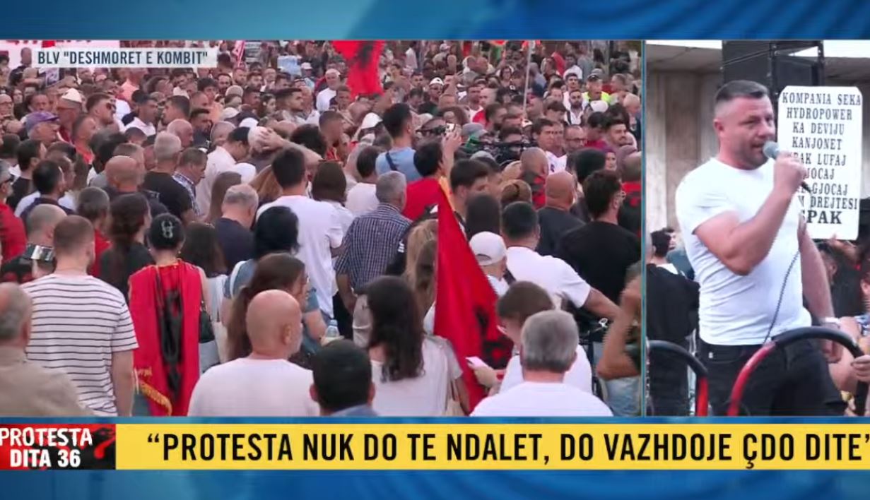  Na e bëj hallall po s ka mëshirë   Protestuesi  Rama ka frikë të japë dorëheqjen se e pret burgu  I lutet OKB së për një post   