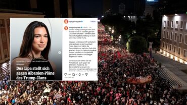 Dua Lipa Protestat