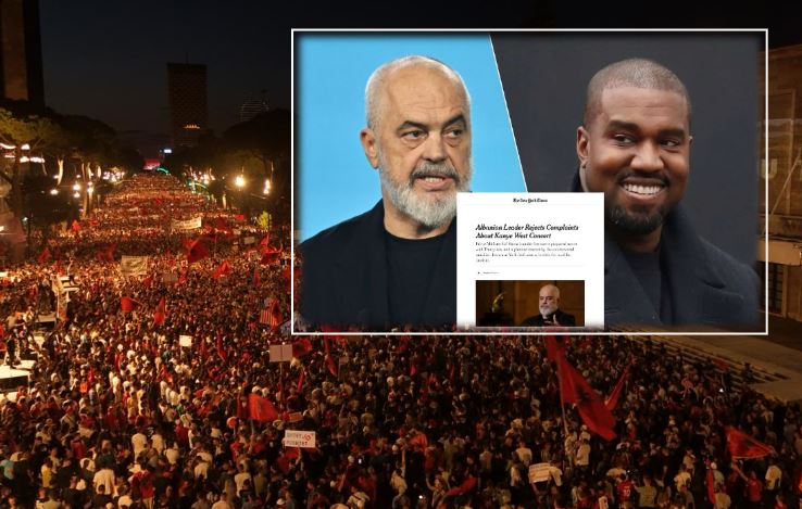  Rama mbron financimin me 4 mln euro për Kanye West   New York Times  Kryeministri nuk dha detaje për përdorimin e fondeve  nd   