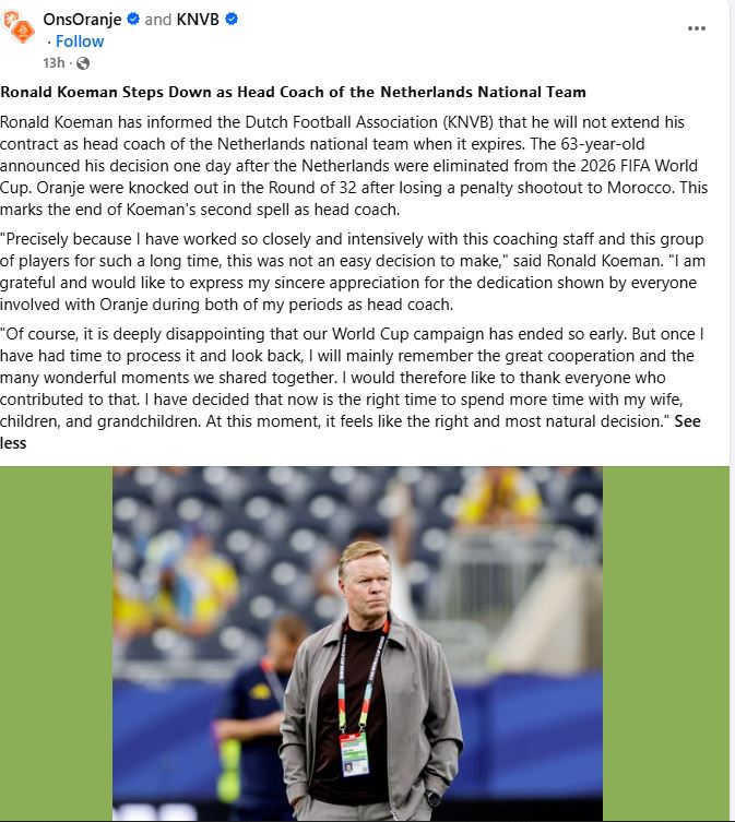Njoftimi Hollanda