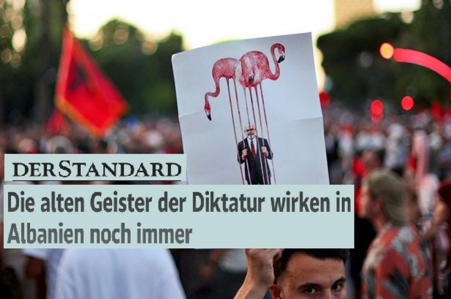44 ditë revoltë për dorëheqjen e Ramës   Der Standard   Rinia shqiptare nuk ka më frikë 