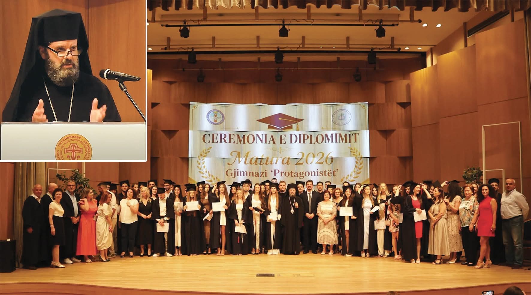 Kryepiskopi Joan maturantëve  Bëhuni protagonistë të së mirës  të paqes dhe të dashurisë