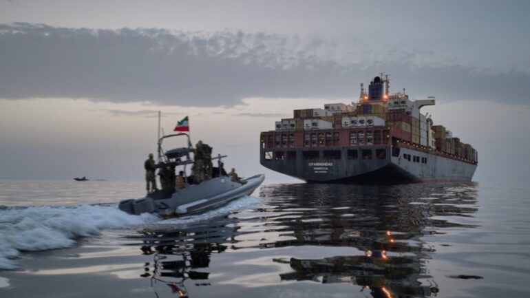 Hormuz Strait Iran Boat