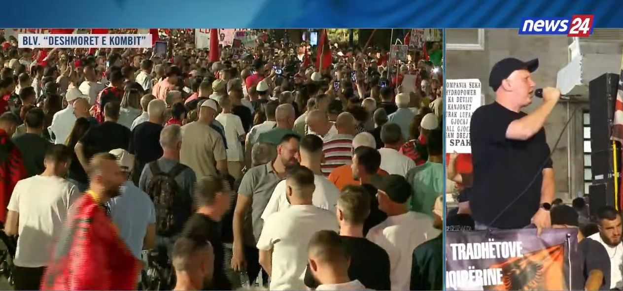  Rama i quan protestuesit sorra e korba   Gazetari Osman Stafa  Qëndroni dhe rezistoni për të ardhmen  Jeni shqiponjat që po l   