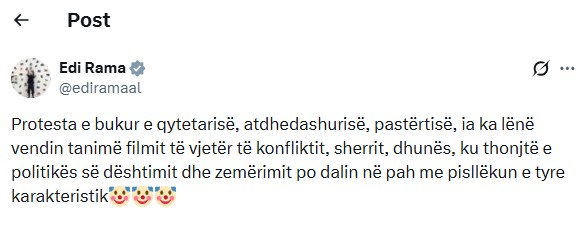 Postimi I Rames Per Protesten